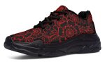 Chunkysneakers-RedMehndiFlowerPattern-YWV-56751-Chunkysneakers-Blk-STR6-YWV.jpg